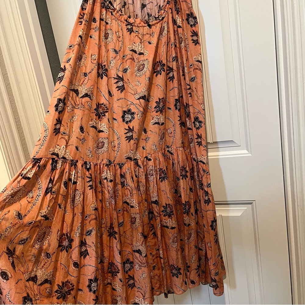 Ulla Johnson Pink Floral Maxi Dress - Picture 6 of 9